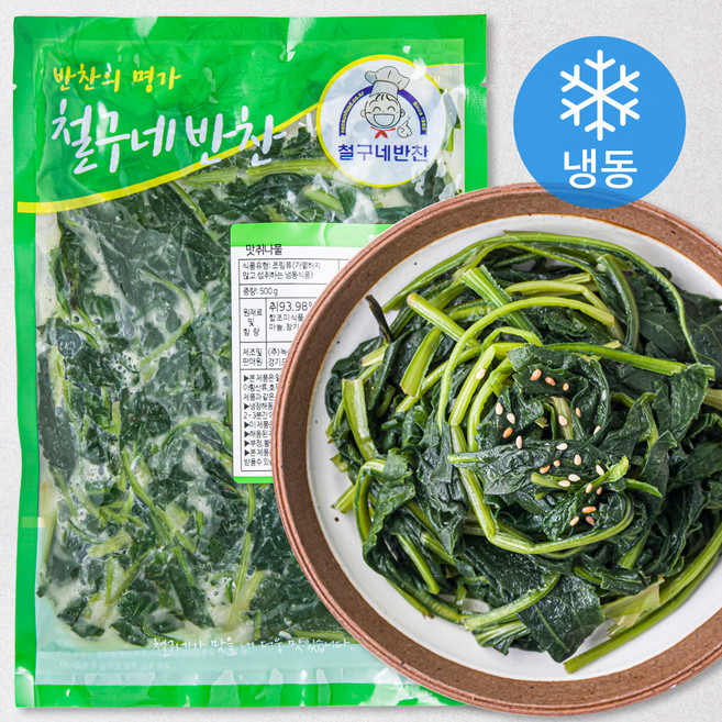 철구네반찬 맛취나물(냉동), 500g, 1개