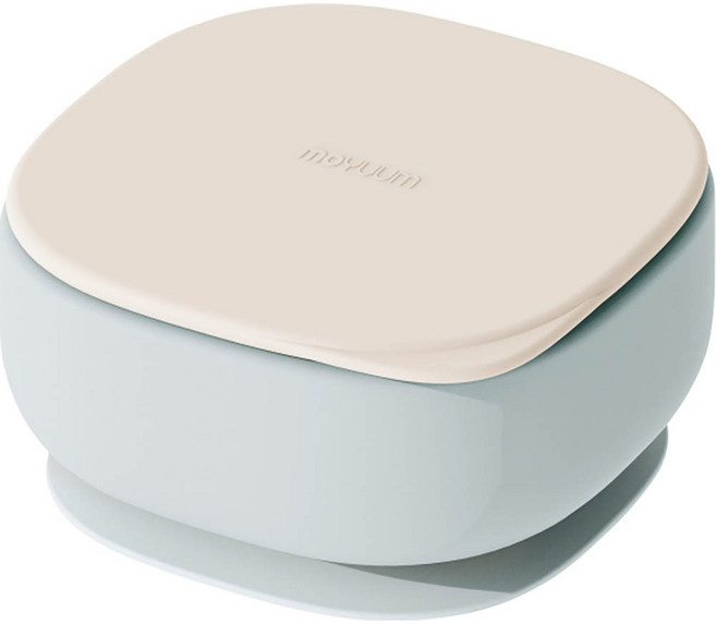 모윰 실리콘 플레이트 흡착볼, 오트밀, 단품, 1개