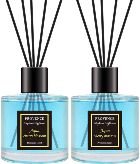 더허브샵 프로방스 퍼퓸 디퓨저, 아쿠아체리블라썸, 140ml, 2개