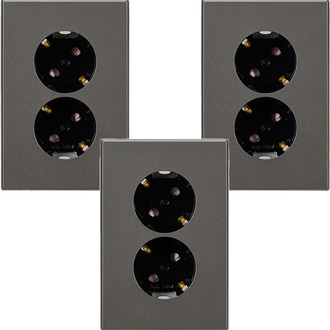 틸인스 콘센트 2구, 3개