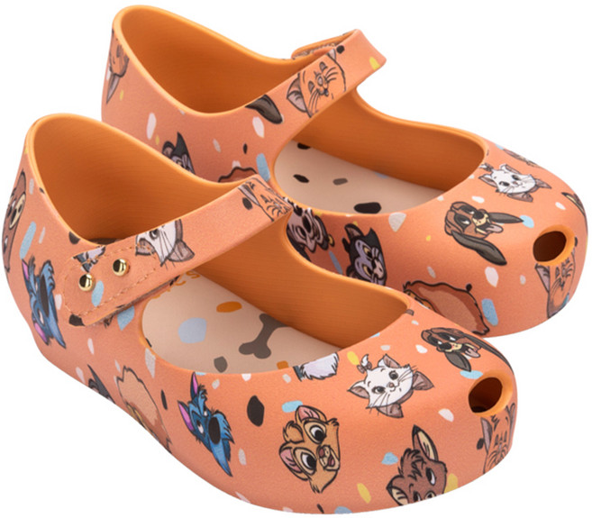 미니멜리사 여아용 울트라걸 캣츠 앤 독스 젤리슈즈 33753