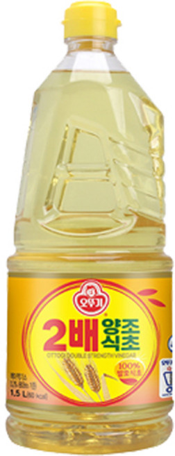 오뚜기 2배 양조식초, 1.5L, 1개