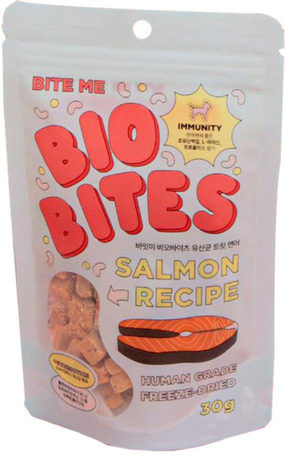 바잇미 반려동물 비오바이츠 유산균 트릿, 연어, 30g, 1개