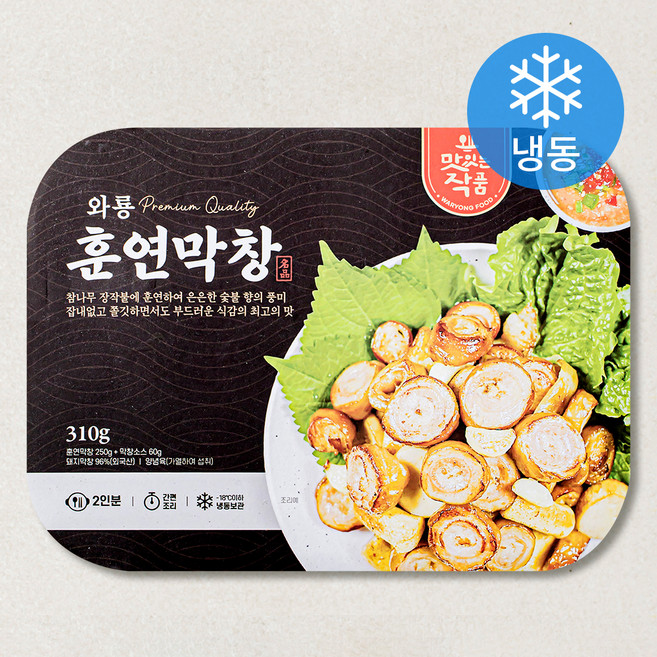 와룡막창 훈연막창 250g + 소스 60g 세트 (냉동), 310g, 1세트