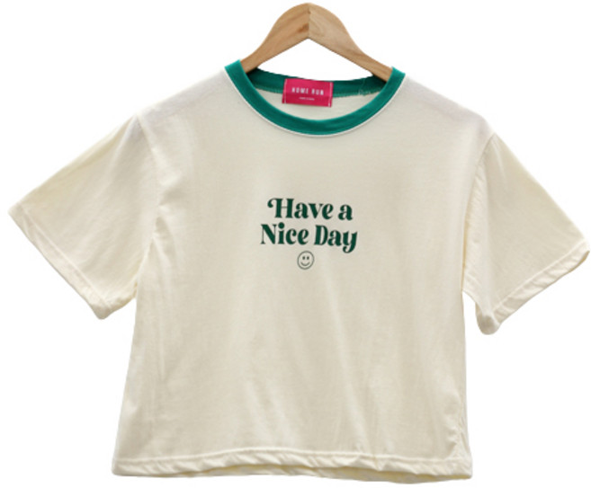 여성용 라라온 로시자 크롭 티셔츠