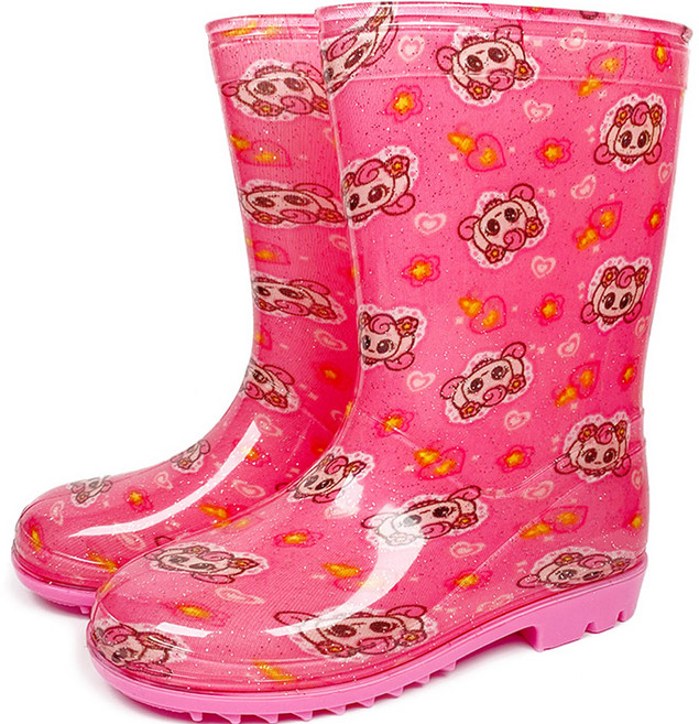 빔보빔바 여아용 캐치티니핑 하츄핑 글리터 장화