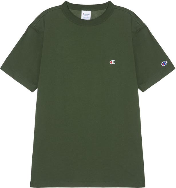 챔피온 ASIA 자수 C로고 반팔 티셔츠