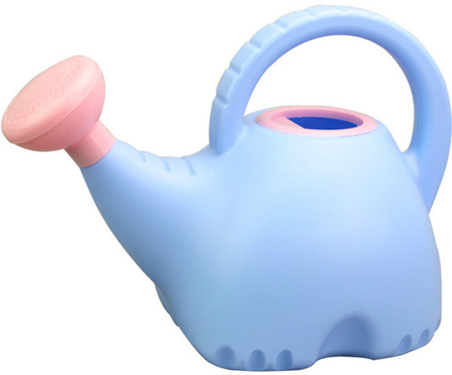 네오린 원예 코끼리 물조리개 1.5L, 1개, 블루 + 핑크