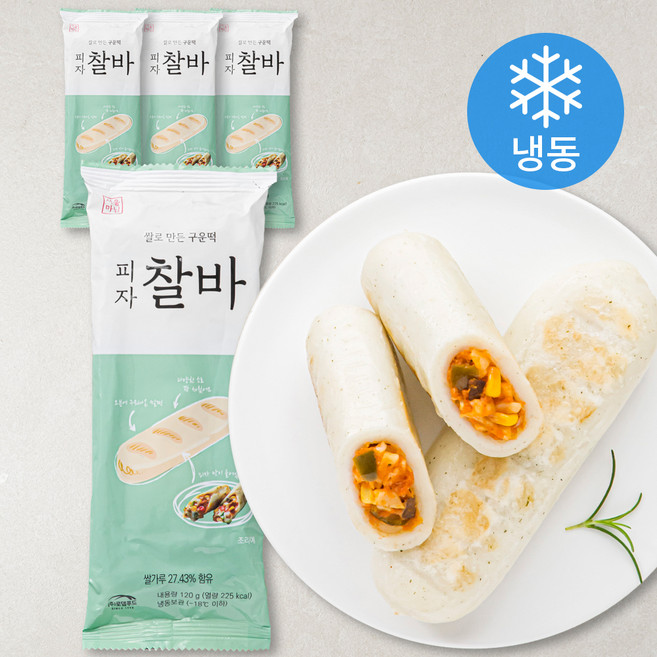 서울마님 피자 찰바 (냉동), 120g, 1개입, 4개
