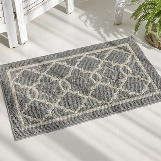 미스모네 SOHO 북유럽 사이잘룩 발매트, 그레이