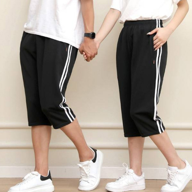 턴키 남녀공용 두줄 7부 바지 SP-7722