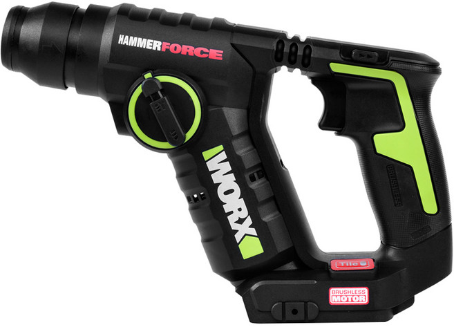 WORX 20V 충전 로타리 해머드릴 베어툴 WU380S9, 1개