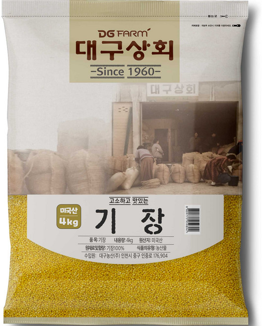 대구상회 고소하고 맛있는 기장, 4kg, 1개