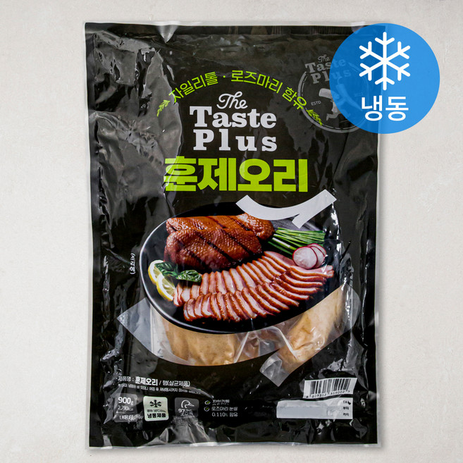 GAMI 중국산 훈제오리 한마리 완포 (냉동), 900g, 1개