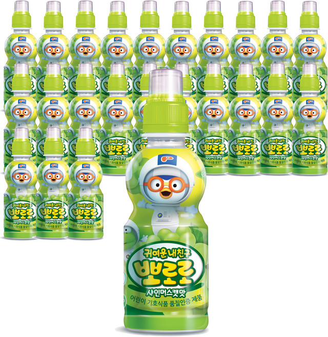 팔도 귀여운 내친구 뽀로로, 235ml, 24개