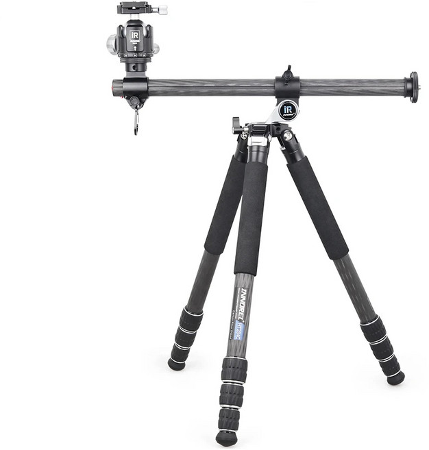 이노엘 수평 수직 촬영 카본 삼각대, HT484C+E40, 1개