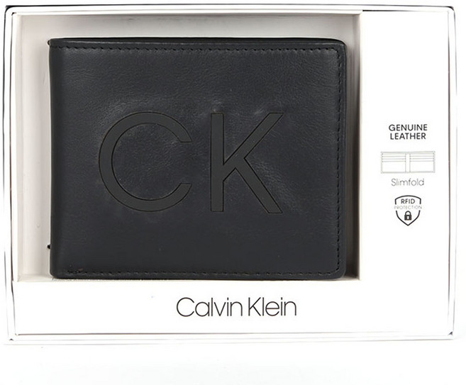 캘빈클라인 모노그램 로고 반지갑 31CK130003-001