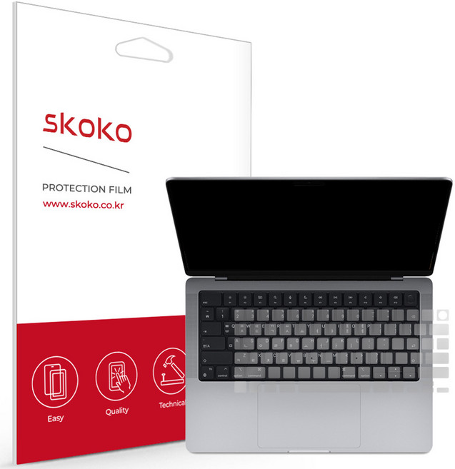 스코코 키보드 보호필름 세트, 1세트
