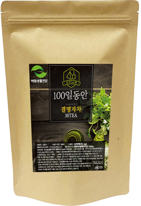 해밀생활건강 100일동안 결명자차 30p, 1.2g, 30개입, 1개, 1.2g