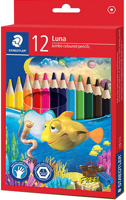 스테들러 루나 점보 색연필 139C12, 12색, 1개