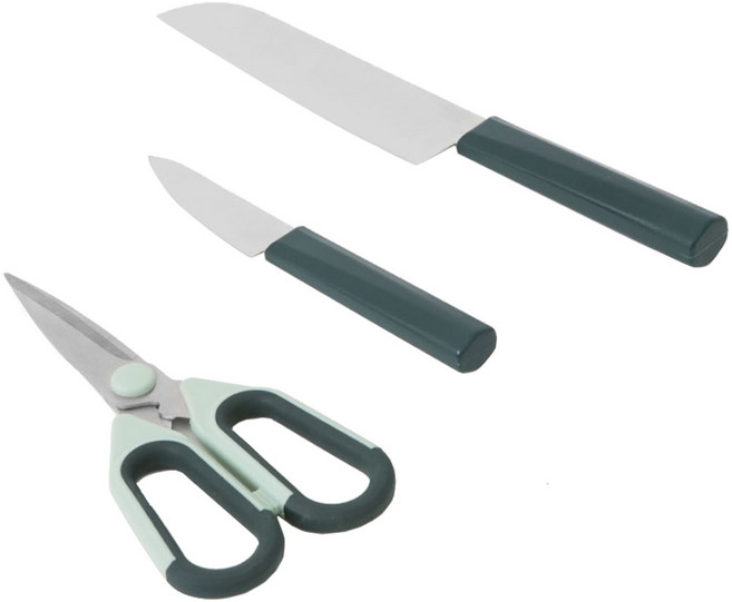 쿡차미 칼세트, 1세트, 식도 + 과도 + 가위