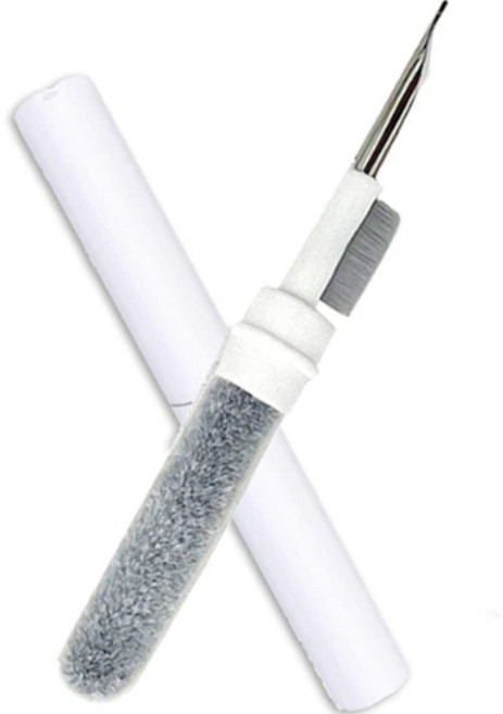 프라임큐 블루투스 이어폰 클리닝 키트 청소도구 에어팟 1 / 2 / 3 프로 버즈, PR-CLN100, 화이트