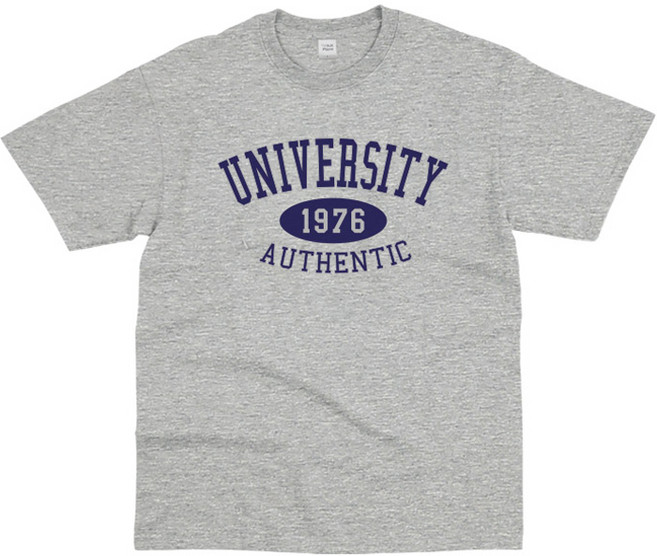 에어플레인 유니버시티 오버핏 옆트임 통기성 반팔 티셔츠