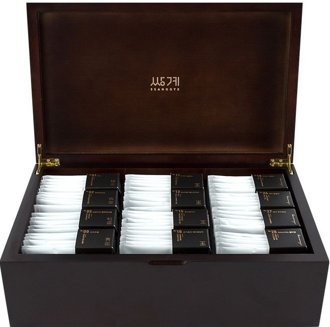 쌍계명차 오마주 티 마스터 선물세트, 12종 + 쇼핑백, 1세트