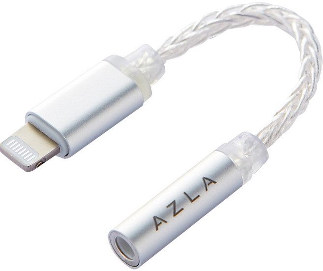 아즈라 아이폰 이어폰 젠더 라이트닝 SMART DAC L100, 10.7cm, 혼합색상, 1개