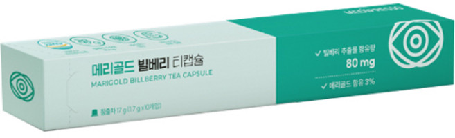 메디프레소 메리골드 빌베리 티캡슐, 1.7g, 10개입, 1개