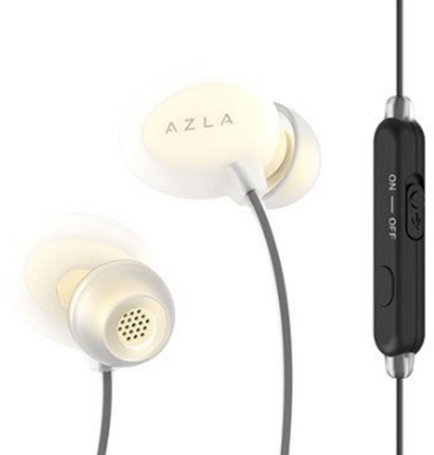 아즈라 실리콘 LT 타입 아이폰용 이어폰 ASE-500(화이트), 화이트
