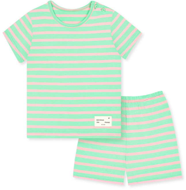 유니프랜드 아동용 샤벳 5부 내의 상하의 세트