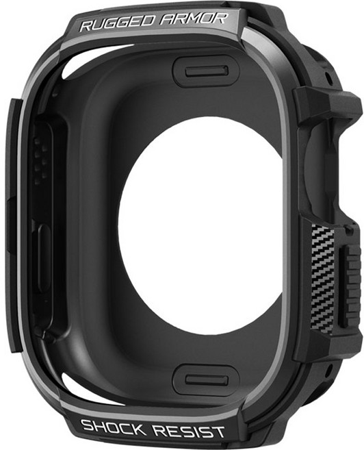 슈피겐 애플워치 케이스 러기드아머, 매트블랙, 1개
