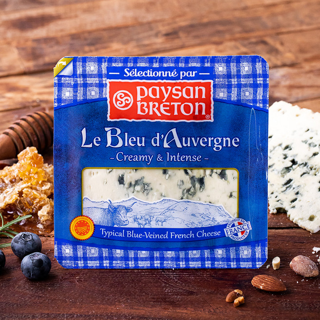 페이장 르 블루 도베르뉴 치즈, 125g, 1개입, 1개