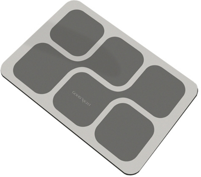 위더홈 미니멀 스퀘어 퍼즐 논슬립 매트 60 x 40 cm, 그레이