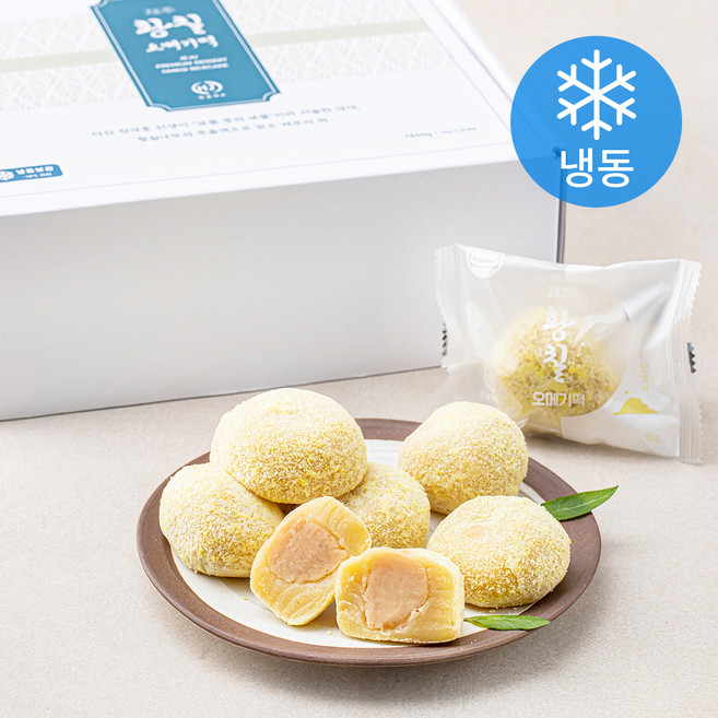 황칠오메기떡 황칠 단호박 오메기떡 (냉동), 55g, 30개입, 1개