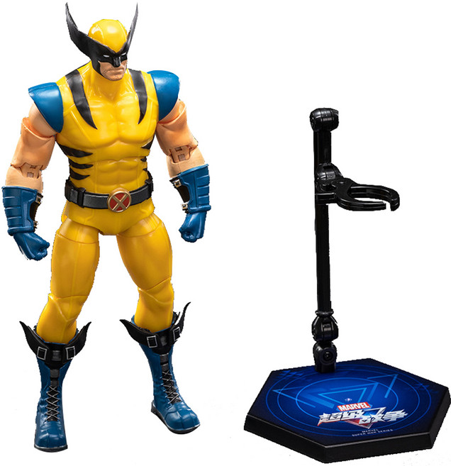 마블 슈퍼게임 울버린 완구, 혼합색상, 1개