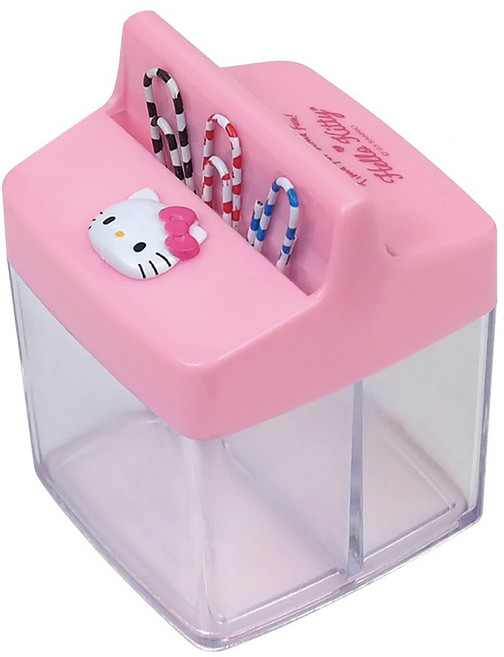 바이하츠 사각 자석 크립통, 헬로키티, 1개