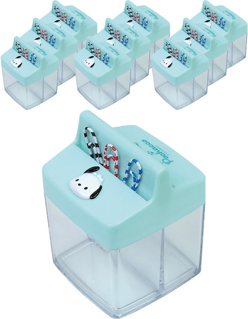 바이하츠 사각 자석 크립통, 포차코, 10개