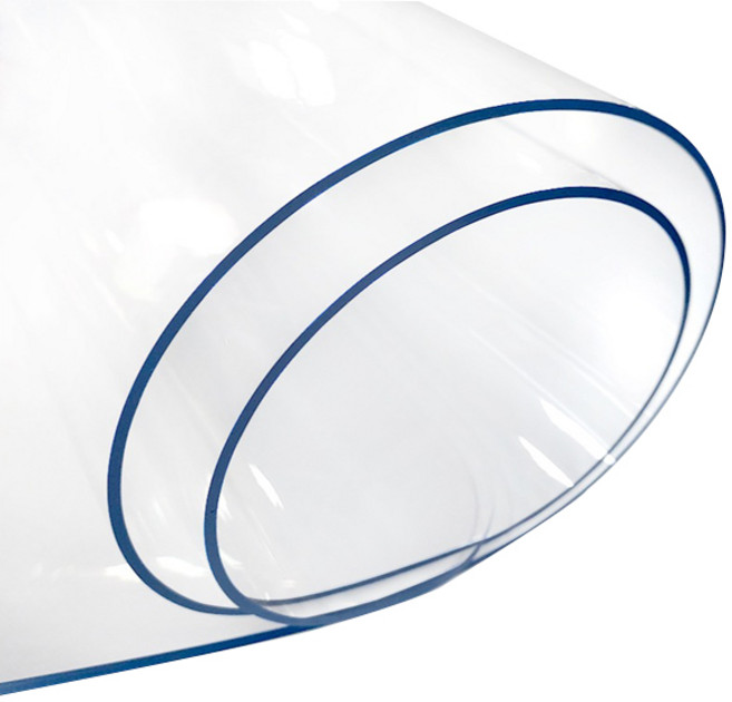 커버팩토리 책상 식탁 테이블 유리대용 매트, 투명