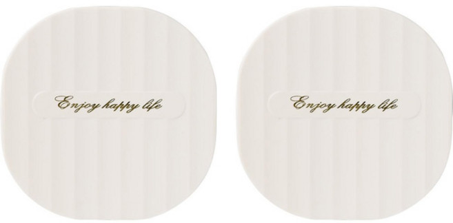 올라운더 고급 내열 뚝배기받침 화이트, 2개