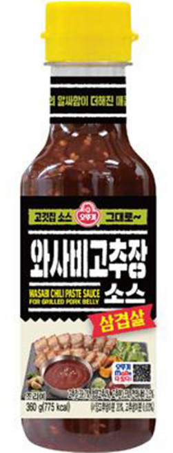 오뚜기 삼겹살 와사비 고추장 소스, 360g, 1개