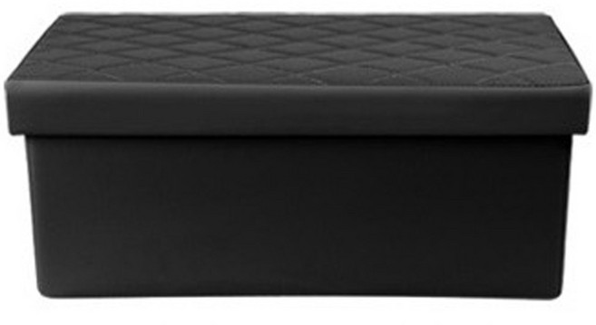 리버폭스 팰리세이드 7인승2열 수납용 보조의자 트렁크 정리함, 블랙