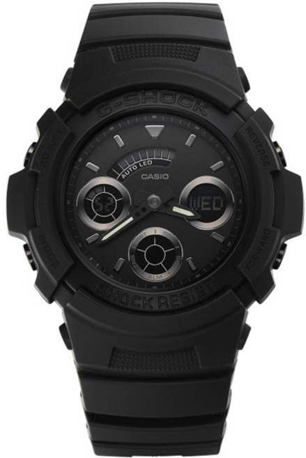 지샥 남성용 스탠다드 아날로그 디지털 우레탄 시계 AW-591BB-1A