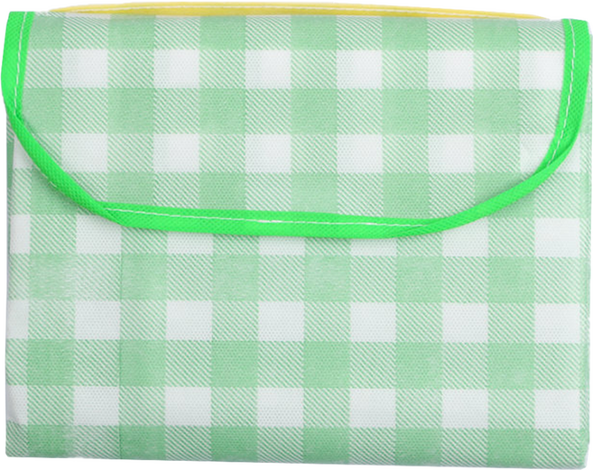 하이투데이 체크 피크닉 매트, 그린