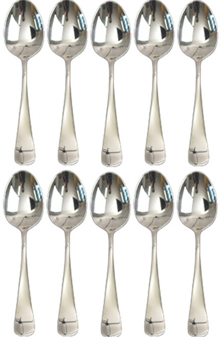 윌리브 국산 304스텐 니노 커트러리 스푼, 실버, 10개