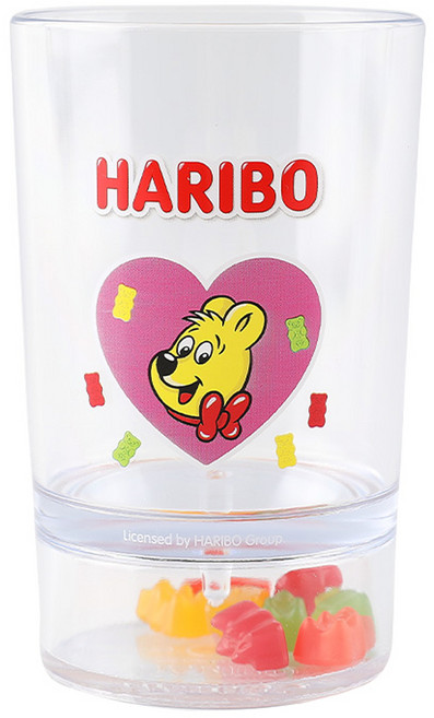 하리보 투명컵, PINK, 1개, 200ml