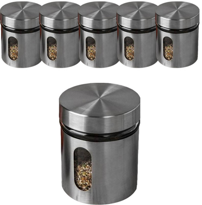 인블룸 스테인리스 양념통, 330ml, 6개