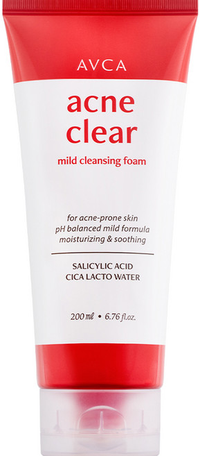 아브카 아크네 클리어 클렌징폼, 200ml, 1개