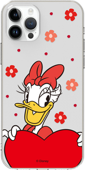 Donald Duck 唐老鴨 迪士尼愛心透明果凍手機殼